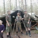 4.2004 - Ostrów Lubelski - przed namiotem 5 PSDH-y (2004)