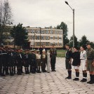 5.1994.09.17 - Poświęcenie pominka  Harcerza - apel środowiska ZHR przed uroczystościa (17 września 1994)