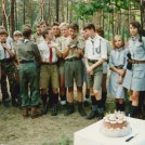 8.Święto Białej Jedynki - przed tortem (27 sierpnia 1992)