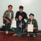 1.Zastęp Sokoły - najlepszy patrol na Rajdzie Arsenał (25 marca 2001)