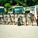 41.Monte Cassino - zbiórka przy autokarach (13 sierpnia 2000)