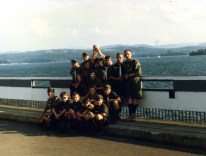 1996.07.12 - Bieszczady-Roztocze, na zaporze na Solinie