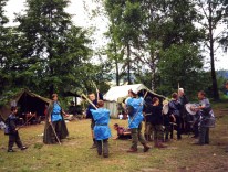 2000.07.07-16 - Widełki, obóz 1 SSH-y Czarni - Grunwald, przygotowania