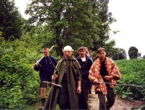 2000.07.07-16 - Widełki, obóz 1 SSH-y Czarni - Grunwald, w drodze na pole bitwy