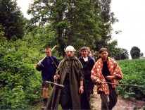 2000.07.07-16 - Widełki, obóz 1 SSH-y Czarni - Grunwald, w drodze na pole bitwy