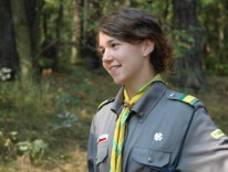 Zbiórka wędrowniczek - druhna drużynowa