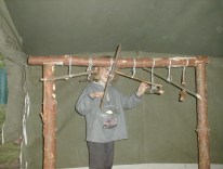 2004 - Ostrów Lubelski - Ula testuje wieszaki ;-)