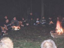 2004 - Ostrów Lubelski  - ognisko obozowe 