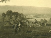 1946 - Baszowice - Kurs Drużynowych - Obóz, widok obozowiska