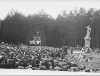 Poświecenie pomnika na Borze - Masza Święta