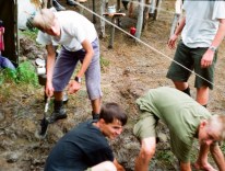 1995.07.03-24 - Obóz Izby, 1 SDH-y sprzątanie po burzy