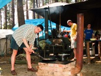 2003.07.03-20 - Obóz Męcikał, hm w kuchni 