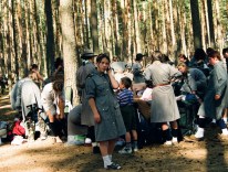 2003.07.20 - Obóz Męcikał, wymiana turnusów (obozów)  