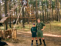 2003.07.20 - Obóz Męcikał, wymiana turnusów (obozów) 