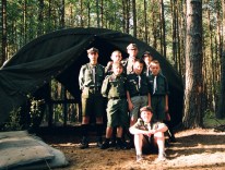 2003.07.20 - Obóz Męcikał, wymiana turnusów (obozów) 