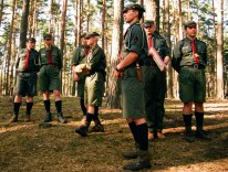 2003.07.20 - Obóz Męcikał, wymiana turnusów (obozów) 