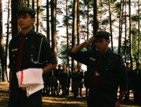 2003.07.20 - Obóz Męcikał, wymiana turnusów (obozów) 