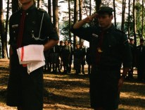 2003.07.20 - Obóz Męcikał, wymiana turnusów (obozów) 