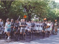 1992 Piesza Pielgrzymka na Jasną Górę - grupa harcerska