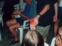 Czarni dzielą arbuzem