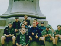 Lwów - pod pomnikiem Mickiewicza